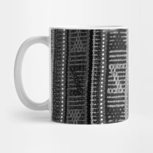 black white abstract minimal minimalistic stylish modern texture antique carpet photo, For custom orders please DM me. Mug